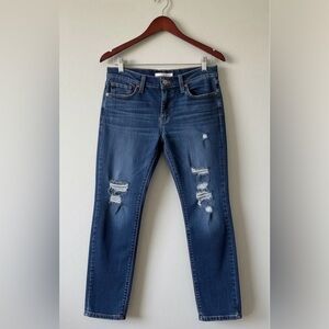 Levi’s Mid-Rise Boyfriend Distressed Jeans